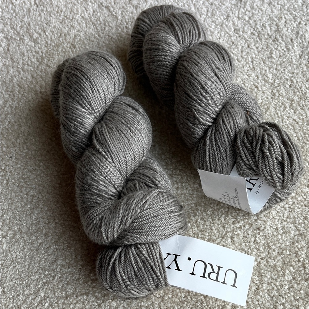 Destash NWT 2 skeins KnitCrate Uru.Yarn Silk DK